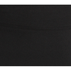 Leggings en molleton noir uni (taille de yoga de 3 pouces)