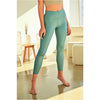 Legging Active bleu sarcelle métallisé